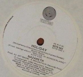 Nazareth (2) : Holiday / Talkin' About Love (7")