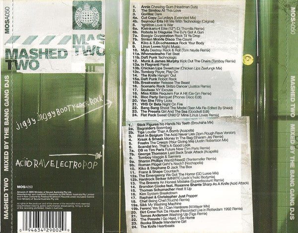 The Bang Gang DJs : Mashed Two (2xCD, Comp, Mixed)