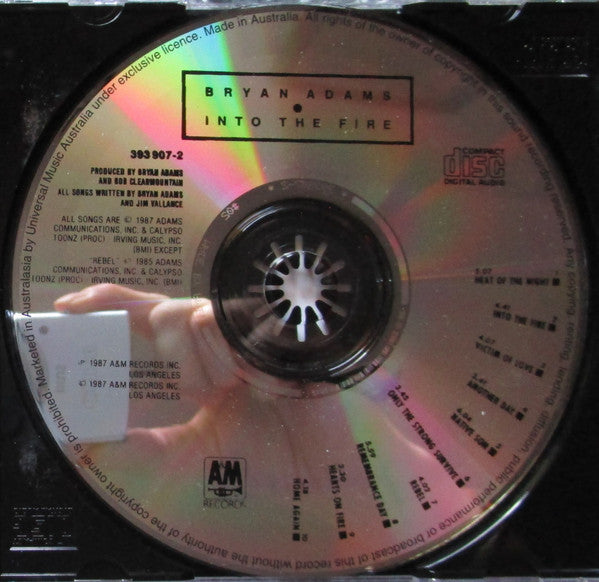Bryan Adams : Into The Fire (CD, Album)