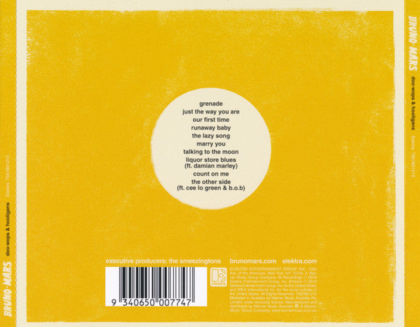 Bruno Mars : Doo-Wops & Hooligans (CD, Album)