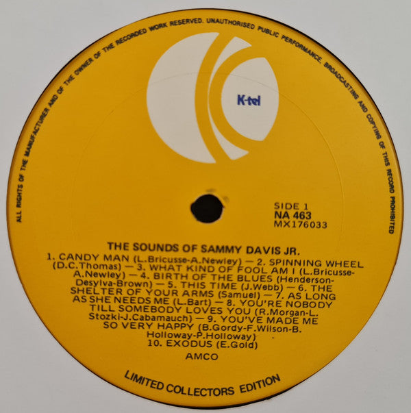 Sammy Davis Jr. : K-Tel Present The Sounds Of Sammy Davis Jr. (LP, Comp)