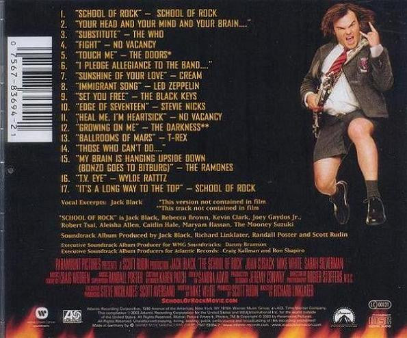 Various : School Of Rock (Music From And Inspired By The Motion Picture) (CD, Comp)