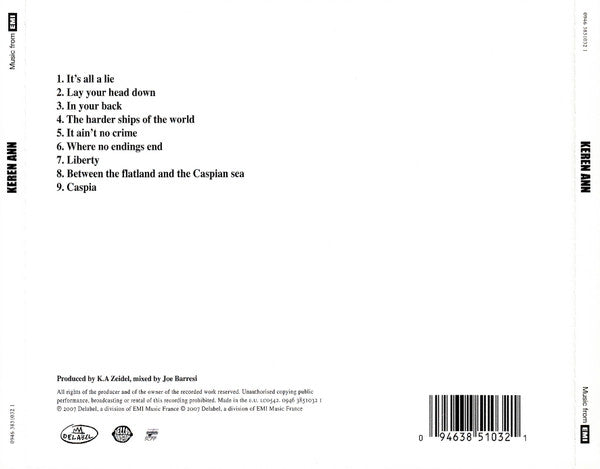 Keren Ann : Keren Ann (CD, Album, Med)