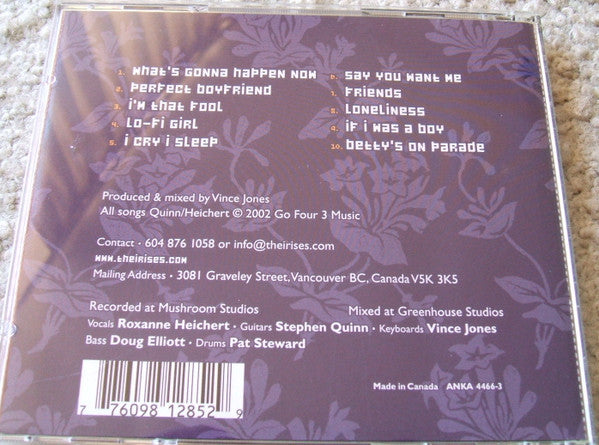 The Irises : Not Good In Bed (CD, Album)