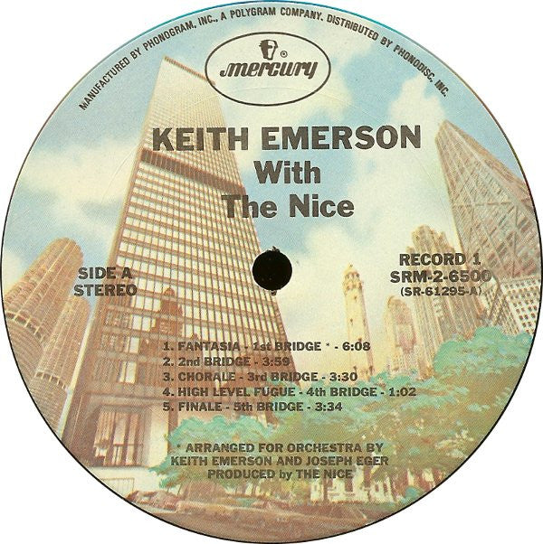 The Nice : Keith Emerson With The Nice (2xLP, Comp, RE, Ter)