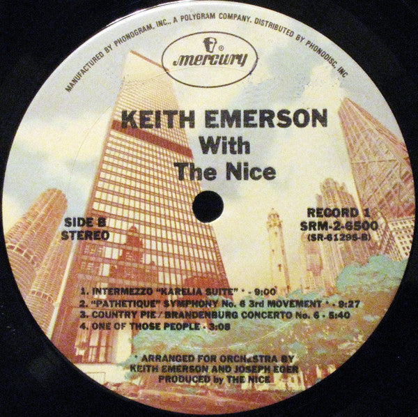 The Nice : Keith Emerson With The Nice (2xLP, Comp, RE, Ter)