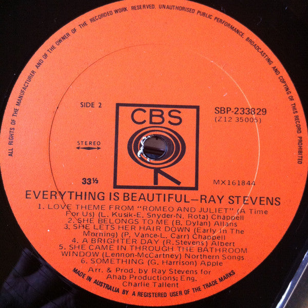 Ray Stevens : Everything Is Beautiful (LP, Album)