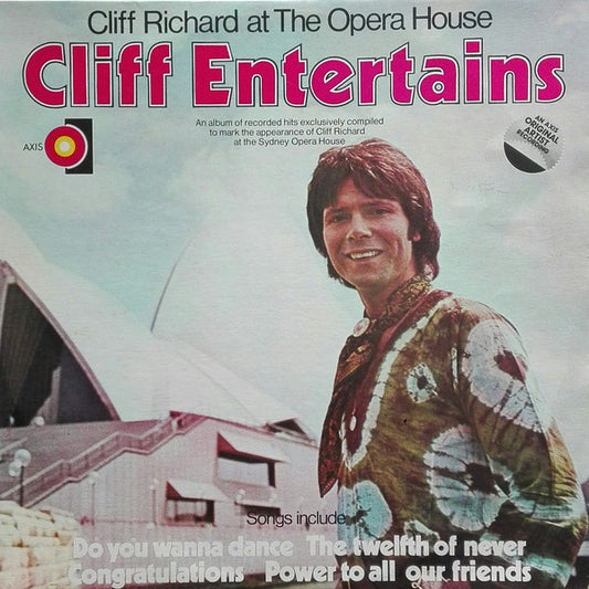 Cliff Richard : Cliff Entertains (LP, Comp)