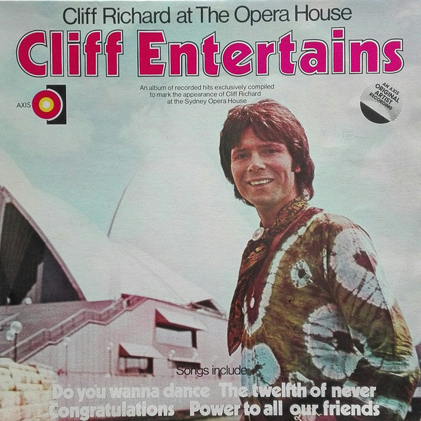 Cliff Richard : Cliff Entertains (LP, Comp)
