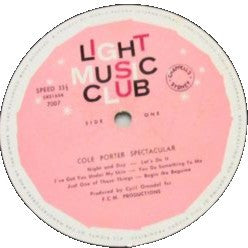 Cole Porter : Cole Porter Spectacular (LP, Album, Mono, Club)