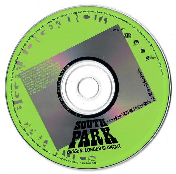 Various : South Park: Bigger, Longer & Uncut (Music From And Inspired By The Motion Picture) (CD, Album)