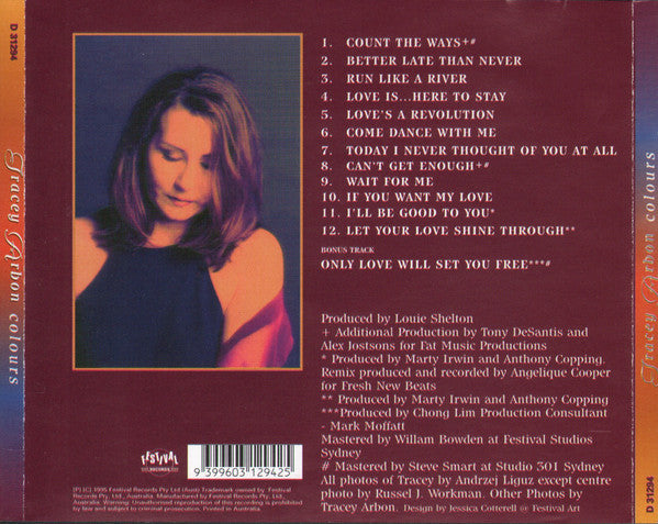 Tracey Arbon : Colours (CD, Album)