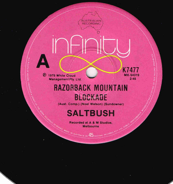 Saltbush : Razorback Mountain Blockade  (7", Single)