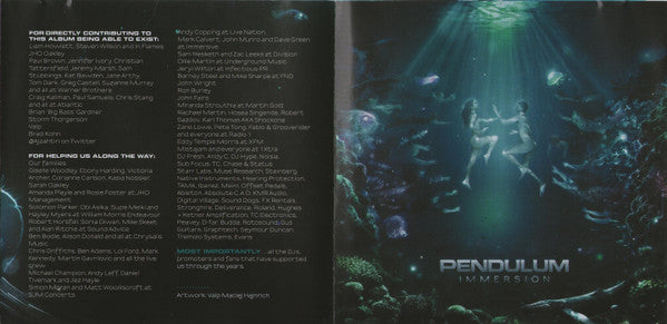 Pendulum (3) : Immersion (CD, Album)