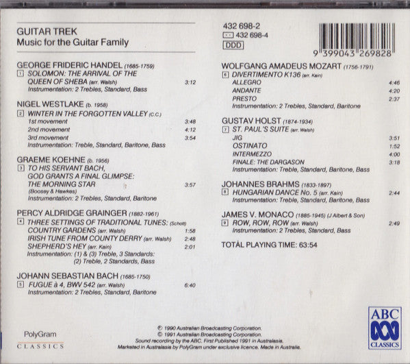 Guitar Trek : Guitar Trek : Music For A Guitar Family (CD, Album)