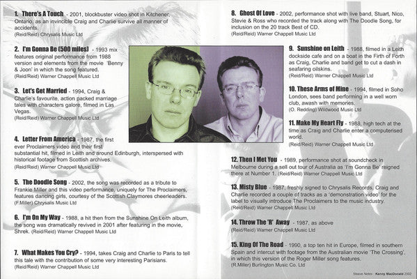 The Proclaimers : Best Of 1987-2002... (DVD, Comp, PAL)