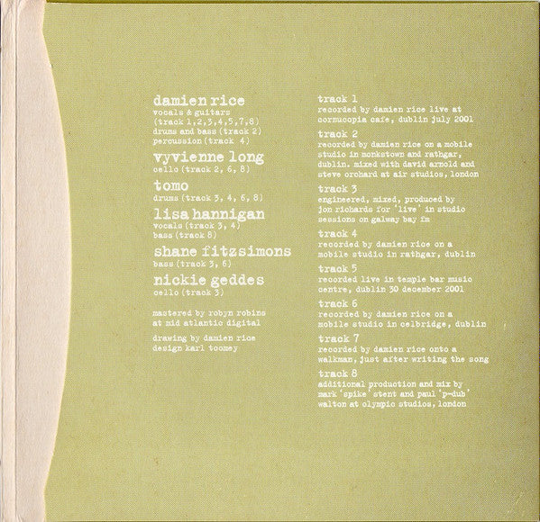 Damien Rice : B-Sides (CD, Comp)