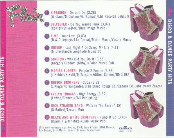 Various : Flair Disco & Dance Party Hits (CD, Comp)