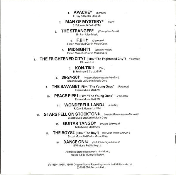 The Shadows : The Shadows' Greatest Hits (CD, Comp, Mono, RE)