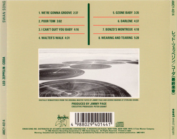 Led Zeppelin : Coda (CD, Album, RE, RM)