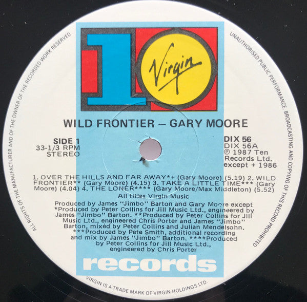 Gary Moore : Wild Frontier (LP, Album)