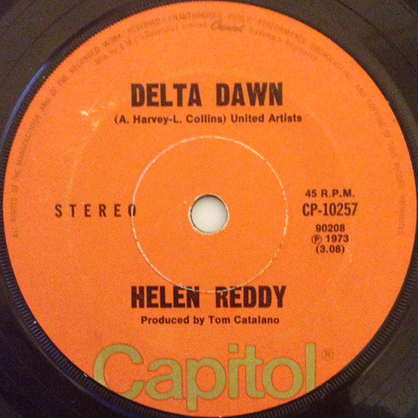 Helen Reddy : Delta Dawn (7", Single)