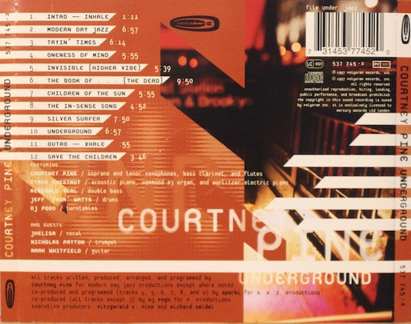 Courtney Pine : Underground (CD, Album)