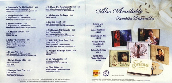 Selena : All My Hits • Todos Mis Exitos Vol. 2 (CD, Comp)