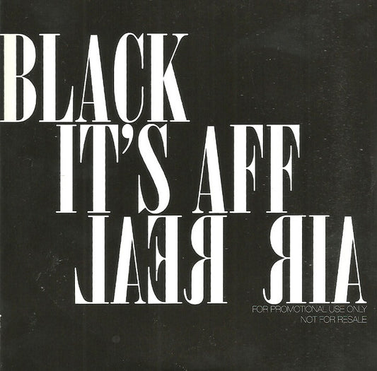 Black Affair : It's Real (CD, Single, Promo)