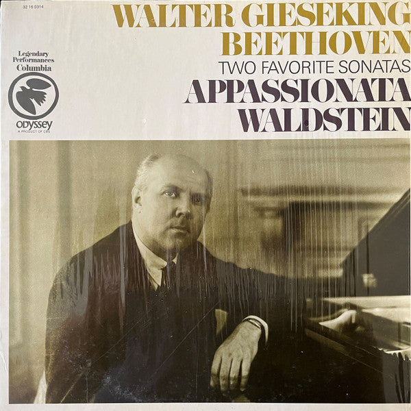 Ludwig van Beethoven - Walter Gieseking : Two Favorite Sonatas: Appassionata • Waldstein (LP, RM)