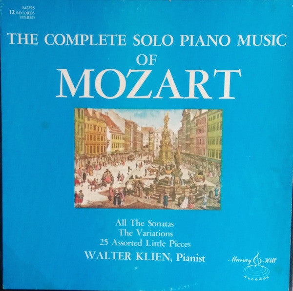 Mozart*  -  Walter Klien : The Complete Solo Piano Music Of Mozart (12xLP, Comp + Box)
