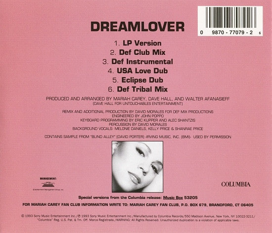 Mariah Carey : Dreamlover (CD, Maxi)