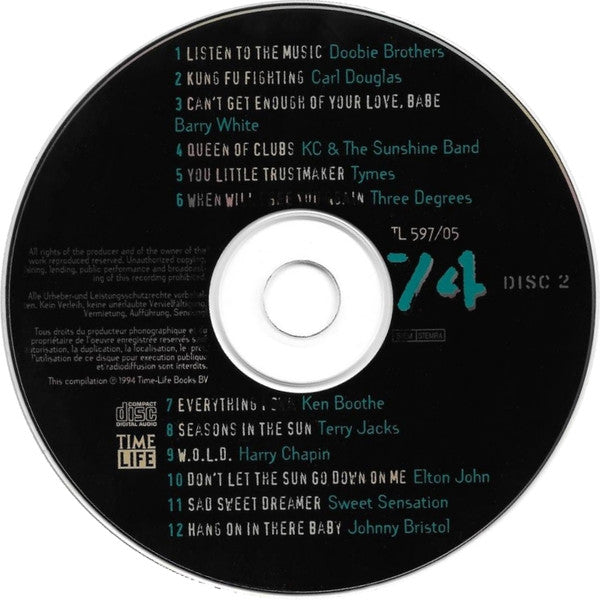 Various : The 70's - 74 (2xCD, Comp)