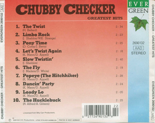Chubby Checker : Greatest Hits (CD, Comp)