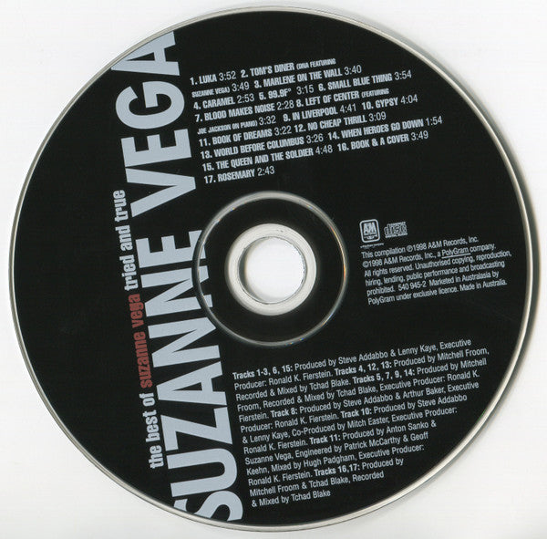 Suzanne Vega : The Best Of Suzanne Vega: Tried And True (CD, Comp)