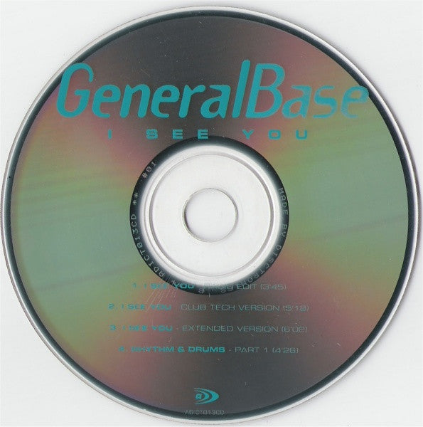 General Base : I See You (CD, Maxi)