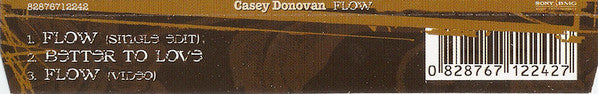 Casey Donovan : Flow (CD, Single, Enh)