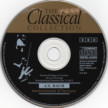 Johann Sebastian Bach : Masterpieces Of Baroque (CD, Comp)