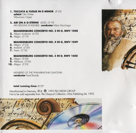 Johann Sebastian Bach : Masterpieces Of Baroque (CD, Comp)