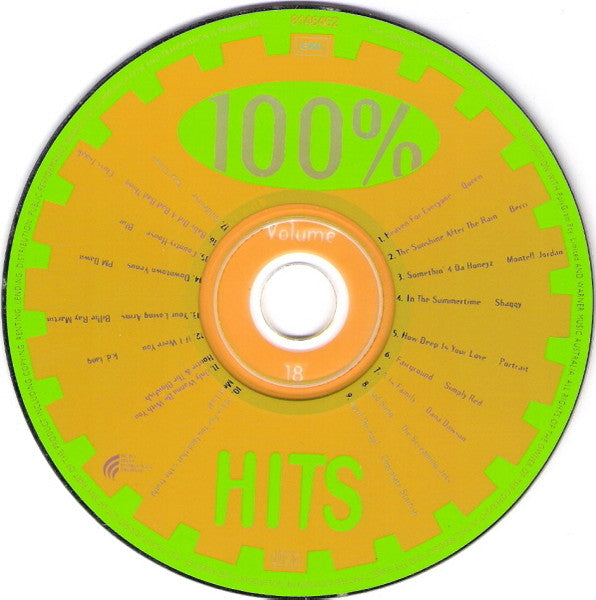 Various : 100% Hits 18 (CD, Comp)