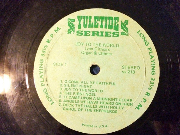Ivan Ditmars : Joy To The World (LP, Album)