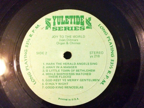 Ivan Ditmars : Joy To The World (LP, Album)