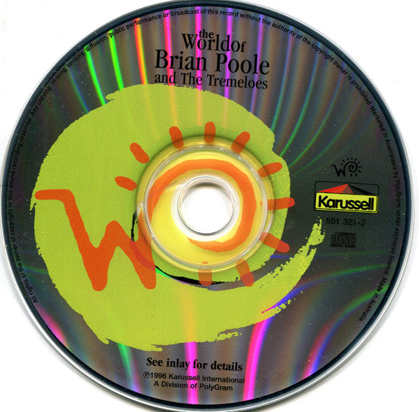 Brian Poole & The Tremeloes : The World Of Brian Poole & The Tremeloes (CD, Comp)