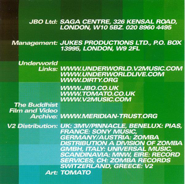 Underworld : Everything, Everything (Underworld Live) (CD, Album)
