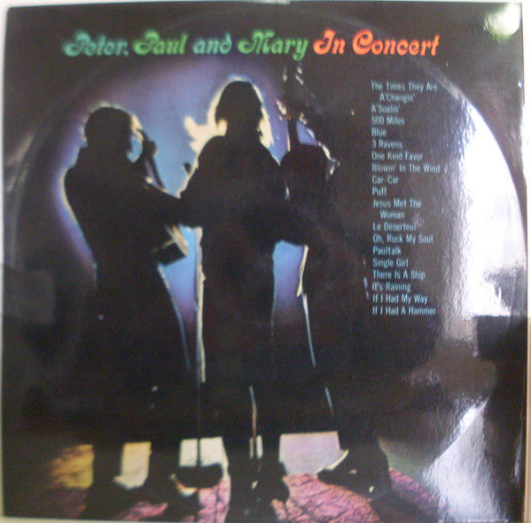 Peter, Paul & Mary : In Concert (2xLP, Album, Mono, gol)