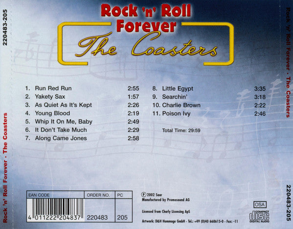 The Coasters : Rock 'N' Roll Forever (CD, Comp)