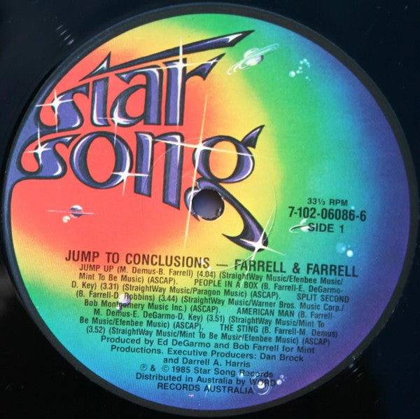 Farrell And Farrell : Jump To Conclusions (LP, Album)
