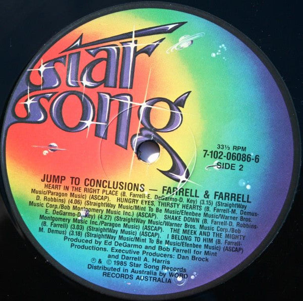 Farrell And Farrell : Jump To Conclusions (LP, Album)