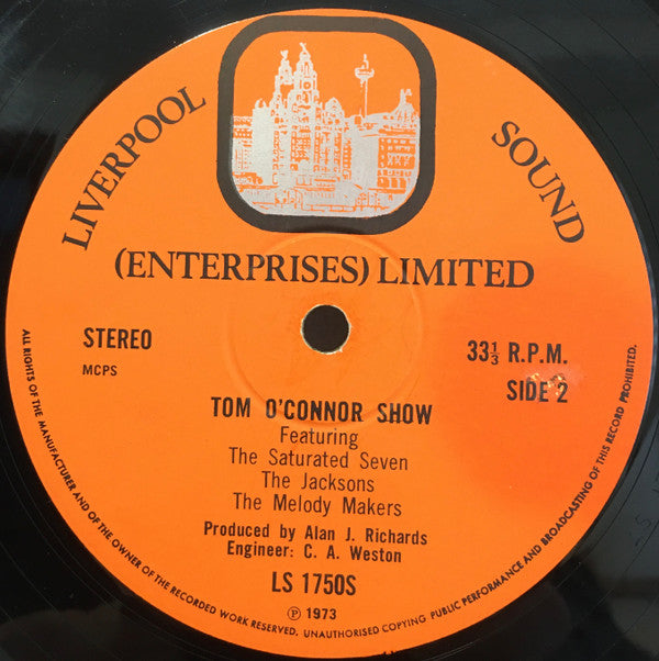 Tom O'Connor (3), The Saturated Seven, The Jacksons (2), Melody Makers (2) : Tom O'Connor Show (LP)