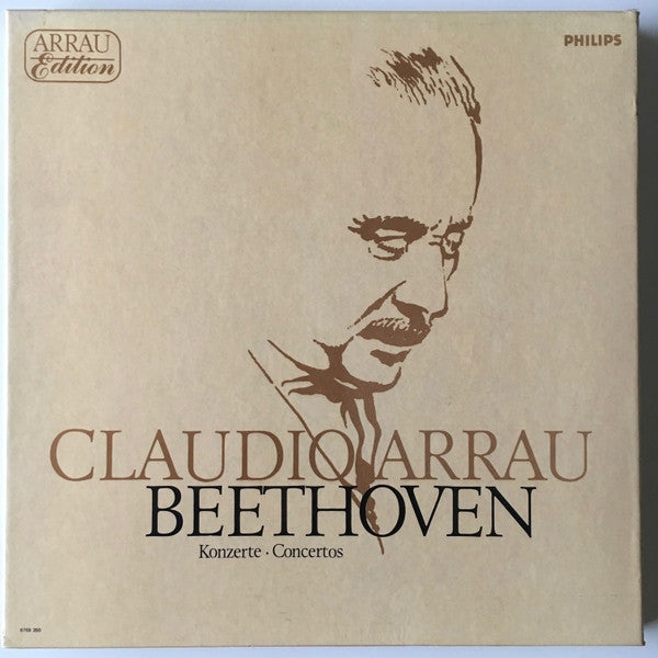 Claudio Arrau, Beethoven* : Konzerte - Die 5 Klavierkonzerte - Tripelkonzert = Concertos: The 5 Piano Concertos - Triple Concerto (6xLP, Comp + Box)